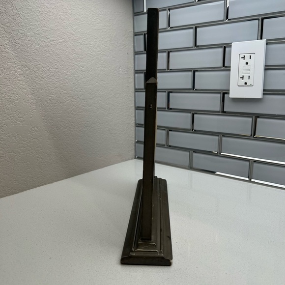 Vintage Art Deco Wood Swing Tilt Picture Frame 1930s Silver Gray - Picture 4 of 16